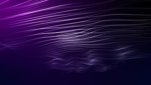 Abstract Digital Wave Lines Background Animation