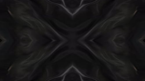 Abstract Dark Fluid Symmetrical Flowing Background Animation