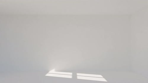 Sombra y luz de las ventanas en la pared, habitación vacía, minimalista, simple, abstracta, luz