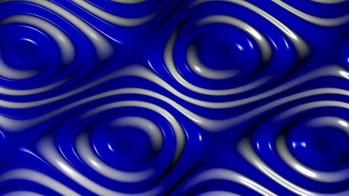 Background with Blue and White Waves of Plasma, Reflection, 3D Render, Exclusive, Unique Design