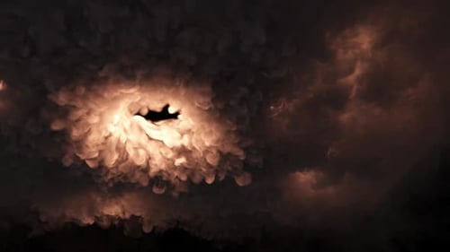 01 Gas Clouds Rotate And Form Black Holes In Space HD
