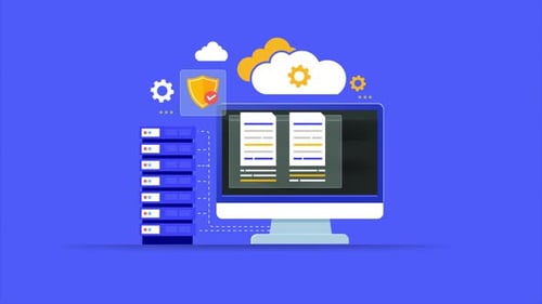 Hébergement basé sur le cloud, site Web exécuté sur un serveur cloud, stockage numérique dans le cloud, technologie de service Web