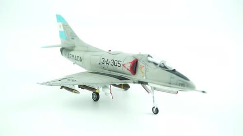 Close Up Deck Attack Aircraft Douglas A 4 Skyhawk.