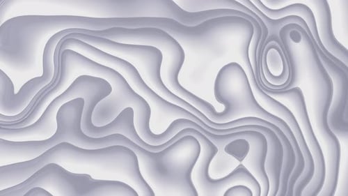 Abstract Fluid Gray Lines Flowing Seamless Loop