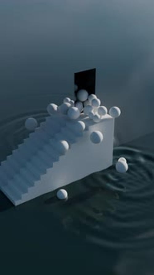 3D Loop Satisfying Falling Balls