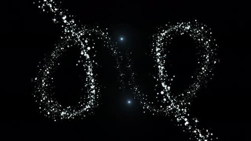 Fundo de partículas cintilantes