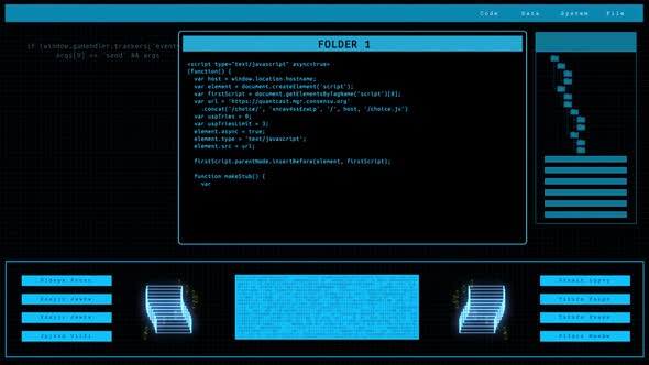 Uploading Virus progress bar computer screen warning message on screen ...