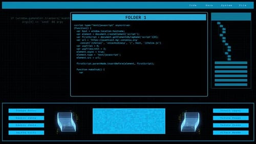 Uploading Virus progress bar computer screen warning message on screen.