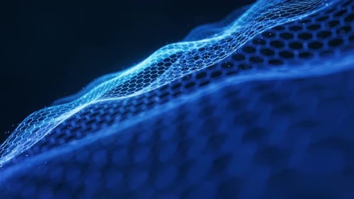 Digital hexagonal graphic