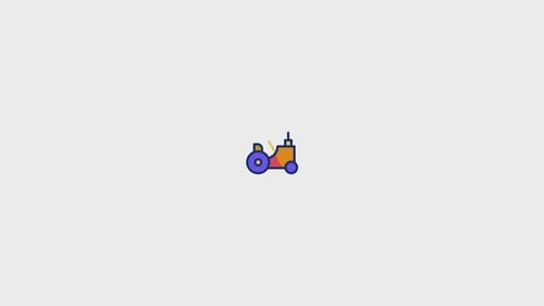 Tractor Animated Icon