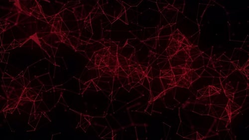 Abstract Red Plexus Network Loop Background