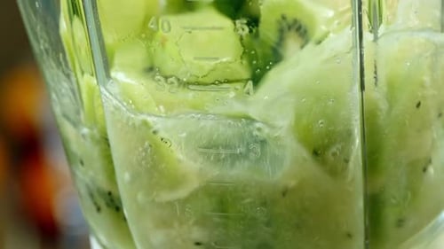 Making Fruit Smoothie