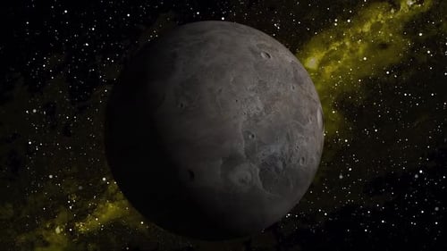 Mond, Planet, animiert