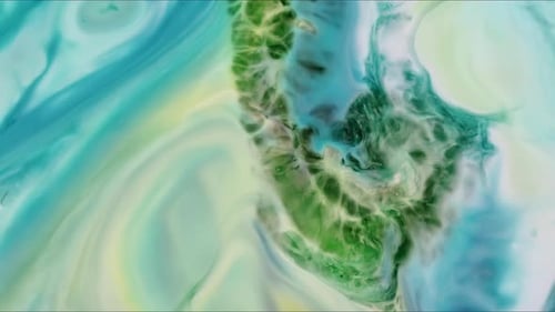 Abstract Colorful Ink Paint Spread Explode Surreal Shapes 46