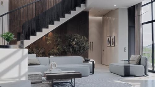 Elegant Modern Home Interior Design Visualization