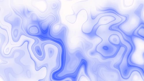 Abstract Blue Fluid Wave Motion Background