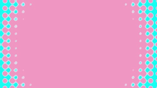 Dynamic Halftone Pop-Up Transition Background