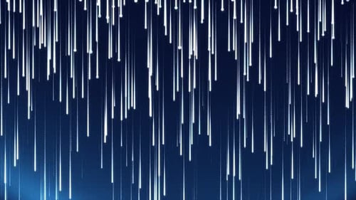 Futuristic Digital Data Rain Falling Lines Abstract Background