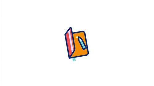 Animiertes Journalsymbol