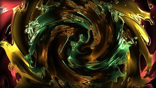 Mystical Liquid Glass Abstract Moving Liquid | Visual Illusions and Moving Waves