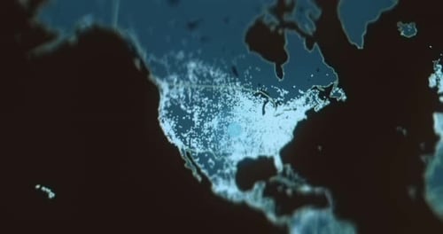 Ataques digitais de e para os EUA