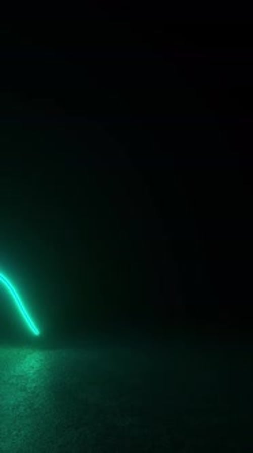 Abstract geometric neon background