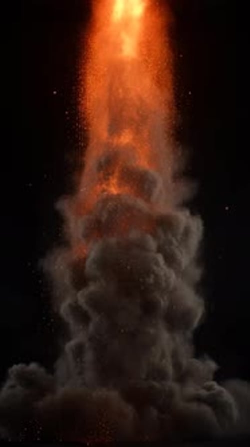 Flux d'échappement explosif