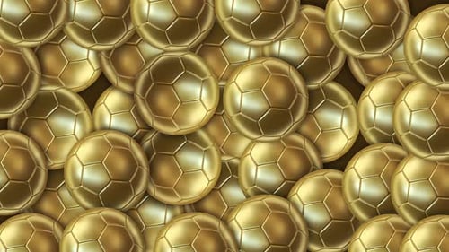 Gold Ball Loop Background