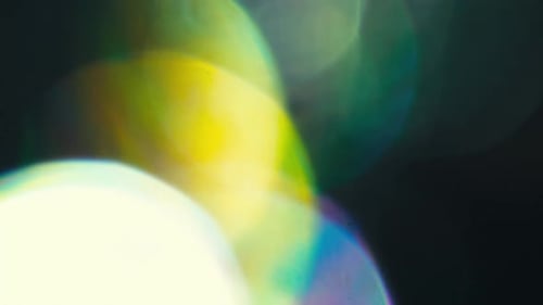 Abstract Multi-Colored Light Patterns and Bokeh