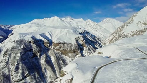 Gudauri Devils Valley Aerial View