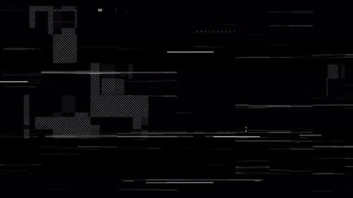 Digital Glitch Effect Transition Overlay