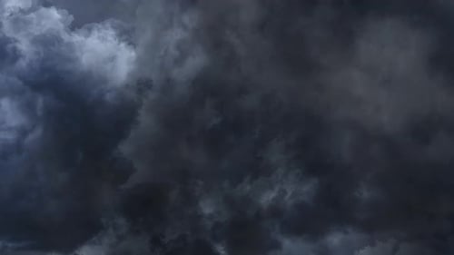Dark Storm Clouds Moving Across the Sky