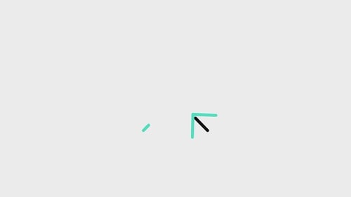 Minimalist Upward Arrow Line Animation