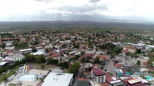 Drone view of Denizli city, Türkiye