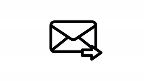 email line icon animation