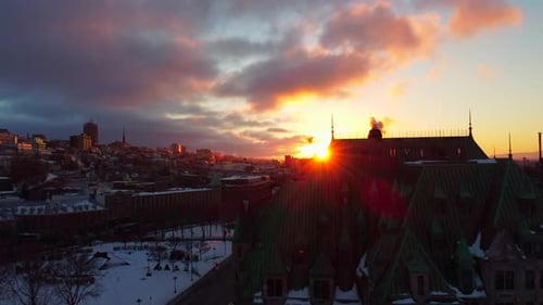 Quebec City sunset