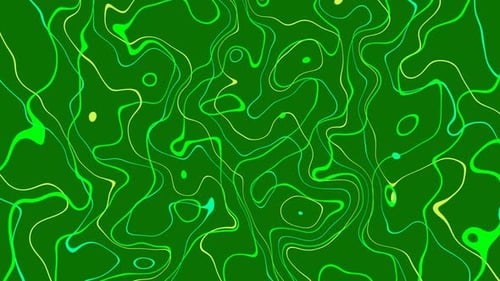 Flüssiger Marmorhintergrund mit nahtloser Linie in grüner Farbe