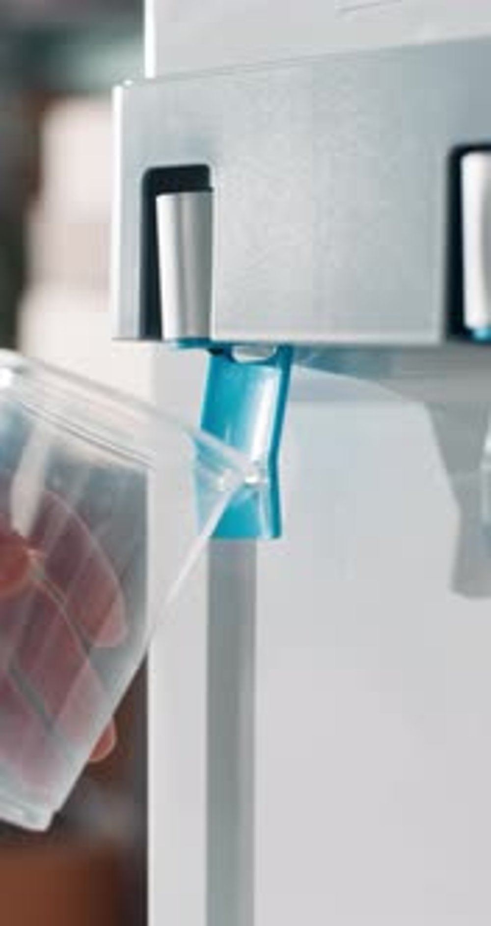 Hand, person and cup with dispenser for water refreshment, hydration ...