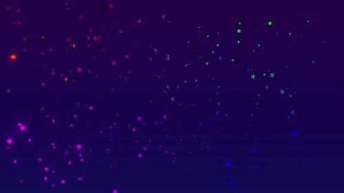 Funkelnde leuchtende Sterne Sterne Lichter und Partikel Shinny Stars Abstrakte Partikel