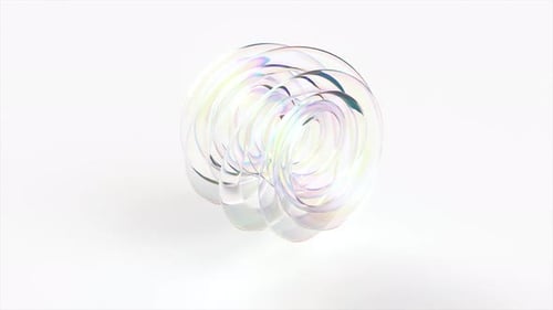 Abstrakte Holographische Gradientenform, die sich endlos schleifen kann