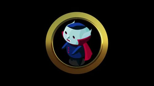 Vampire Icon Animation Loop Alpha V1