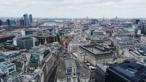 Aerial view of London, United Kingdom.