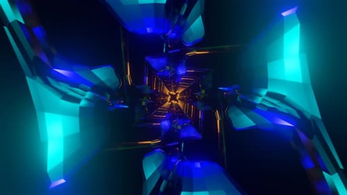 Abstract Multicolor Psychedelic Hypnotic VJ Seamless Loop Background