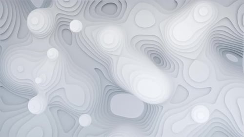 Abstract White liquid layers background