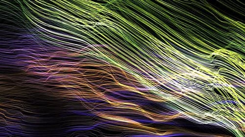 Dynamic Textile Fiber Yarn Wave Background V4