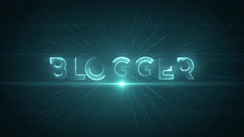 Blogger 4 K Digital Data Text