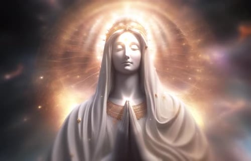 Heaven Angel Praying Loop 3840 em 2160