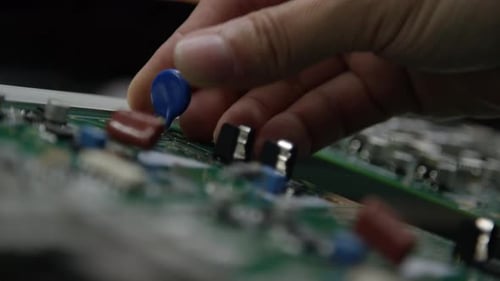 Electronics manufacturing - Circuit board macro population electronics factory