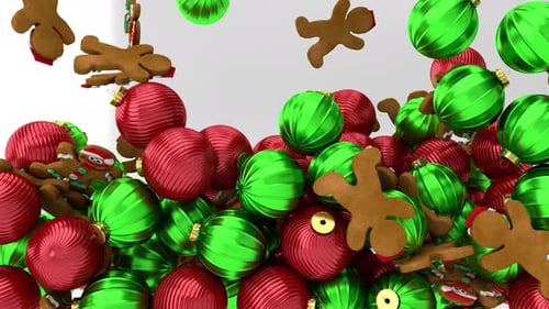 Dynamic Christmas Decorations Drop for Holiday Projects