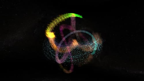 Planet Particals Background